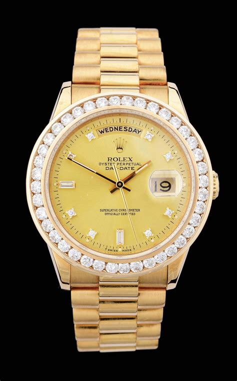 price rolex gold day date|rolex president 18k gold cost.